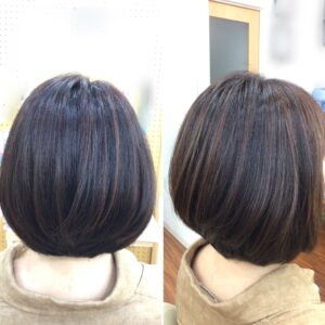 オンリーワンカラープログラム（白髪ぼかし） After
