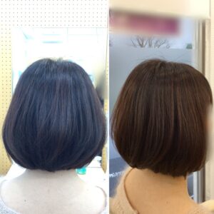 オンリーワンカラープログラム（白髪ぼかし） Before